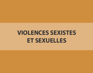 Violences sexistes et sexuelles