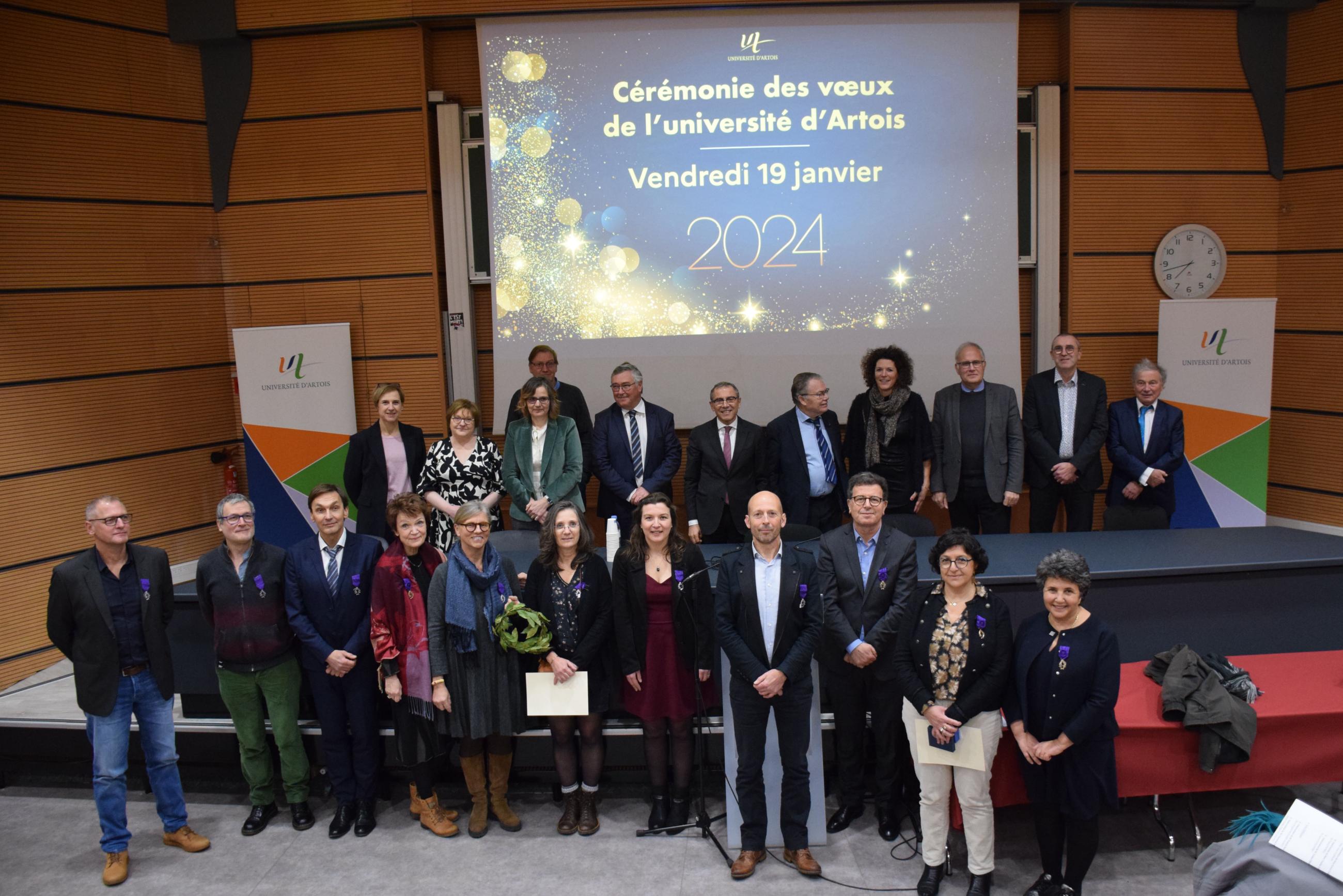 Cérémonie des vœux du 19 janvier 2024 | Université d'Artois