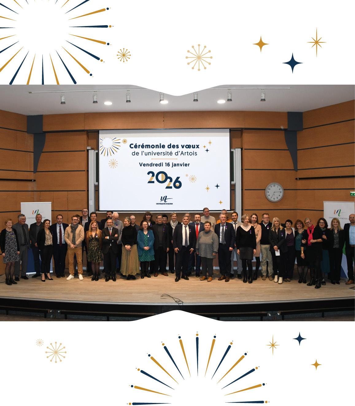 Cérémonie des voeux du 16 janvier 2026 | Université d'Artois