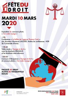 Affiche - Fête du Droit - Mars 2020