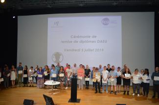 Remise de diplômes DAEU 2019