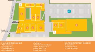 Plan du Campus de Liévin