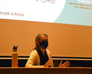 Karine Boissou_conférence à l'université d'Artois