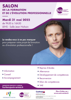 Affiche Salon de la formation et de l'évolution professionnelle