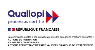 Logo de la certification QUALIOPI