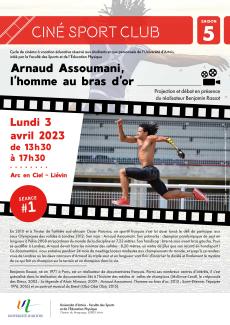 Affiche_Ciné sport club_Arnaud Assoumani