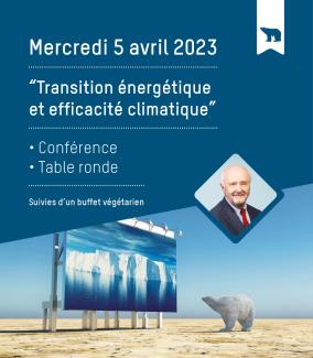 Conférence de Brice Lalonde : Transition énergétique et efficacité climatique
