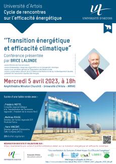 Affiche : Conférence de Brice Lalonde