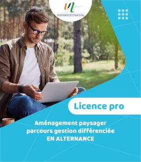 Licence pro. Aménagement Paysager en alternance