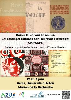Affiche Colloque Passer les canons en revues