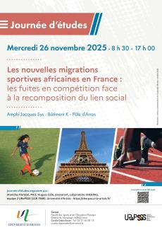 Journée d'études " Les nouvelles migrations sportives africaines en france "