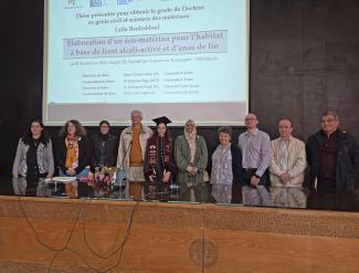 Photo de groupe - Soutenance de thèse de Mme Laila B. 