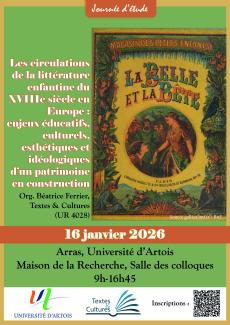 Journée d'étude "Les circulations de la littérature enfantine du XVIIIe siècle en Europe