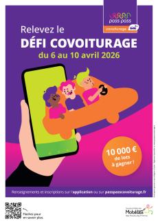 Affiche Défi Pass Pass covoiturage 2026