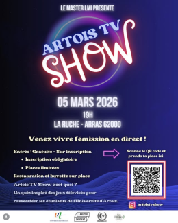 Visuel Artois TV Show 2026
