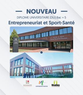 Photos des bâtiments Vivalley et UFR STAPS à Liévin