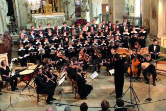Photo d'une chorale des Petits chanteurs de St Louis