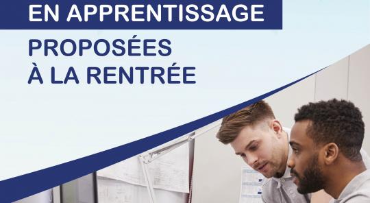 Nouvelles formations en apprentissage 2020