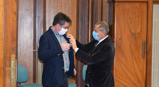 Remise des insignes dans l'ordre des Palmes Académiques 2021
