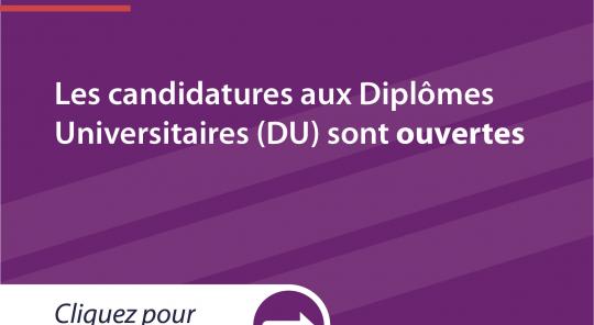 FCU : ouverture de candidatures DU