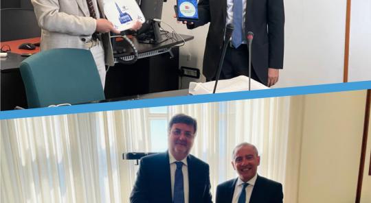 Reprise des déplacements à l’étranger avec deux missions en Italie