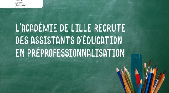 L'académie de Lille recrute