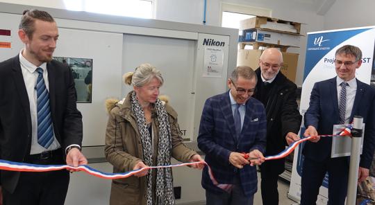 Inauguration du tomographe à Rayons X du LGCgE